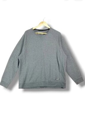 Eddie Bauer Pullover Shirt‎ XXL Gray Long Sleeve Lounge Wear Layering